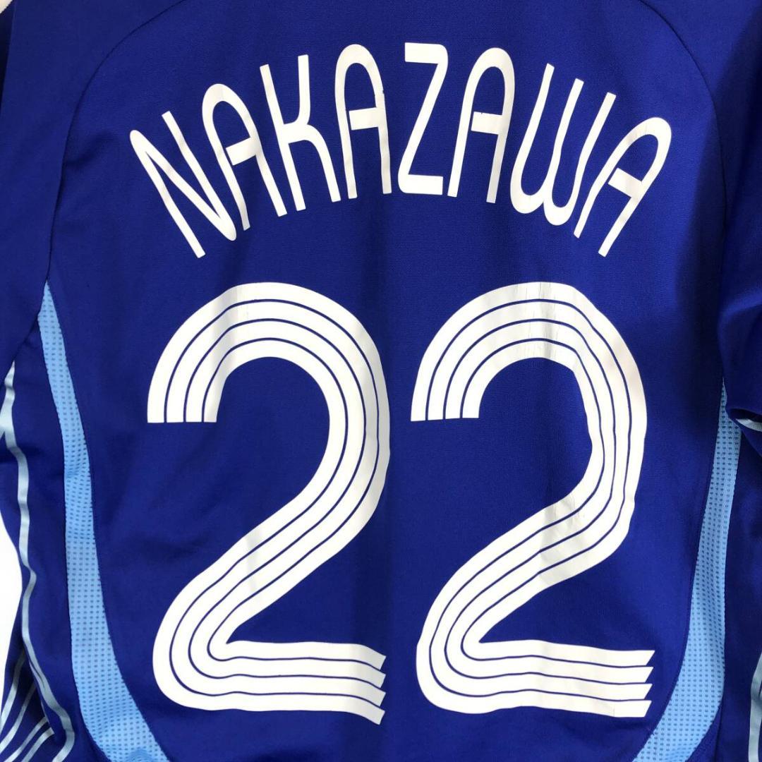アディダス 日本代表 半袖ユニフォーム Sサイズ #22 中澤佑二 818189