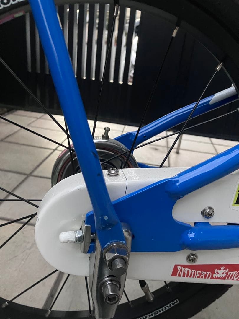 ヨッシーヘルメット付き コマ有り マリオ 幼児用自転車 18インチ