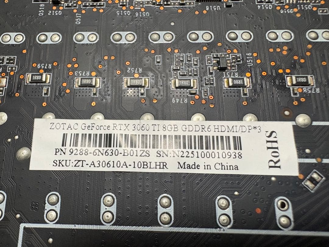 ジャンク品】 GeForce RTX 3060 Ti 8GB GPU - メルカリ