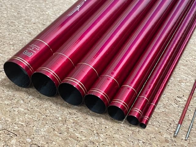 中古品】 がまかつ がま鮎 パワースペシャルⅣレッド 引抜早瀬90