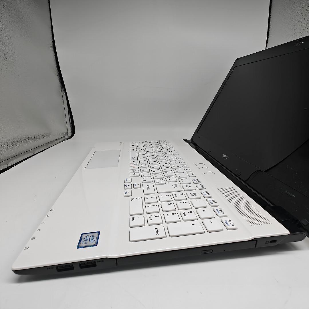 NEC】NS700 高性能i7 SSD256GB 16GB ホワイトノートPC