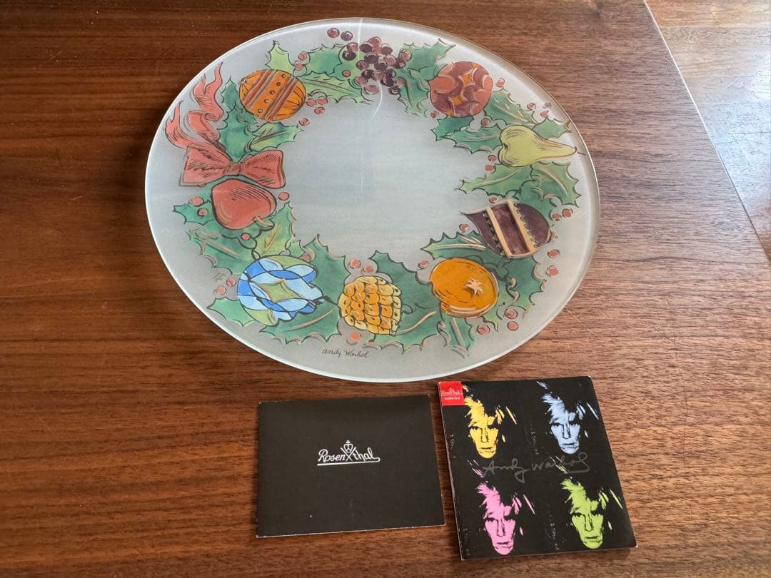 アンディ・ウォーホル クリスマスプレートローゼンタールスタジオ