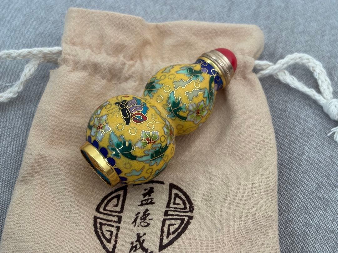 鼻煙壺 鼻烟壶 珐琅彩（七宝焼）工芸 益德誠 - メルカリ