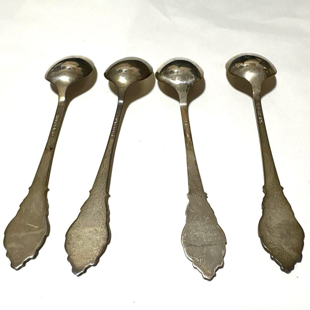 WAKO製 ロータリークラブ記念 銀製スプーン4本 SILVER950