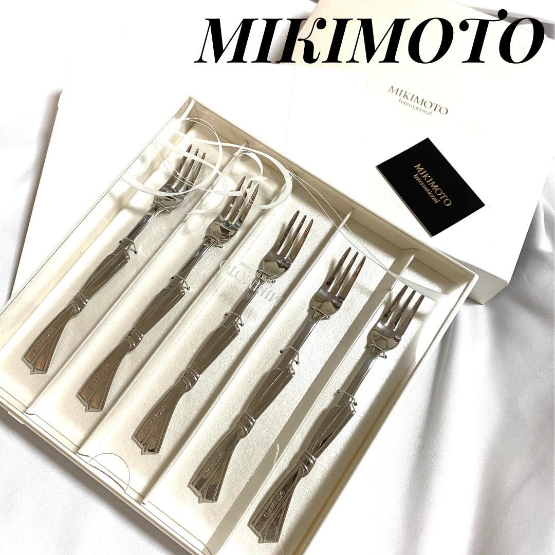 MIKIMOTO ミキモト リボン付 フォーク5本セット - メルカリ