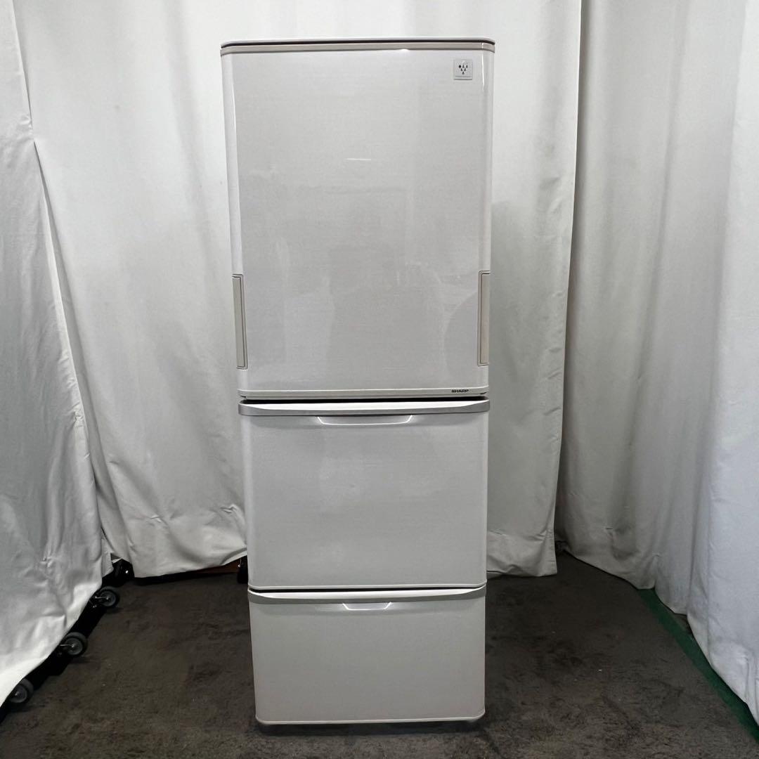 K911⭕️冷蔵庫 大型 350ℓ 両開き シャープ どっちもドア 設置無料