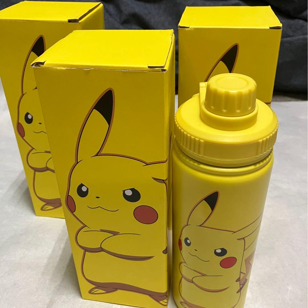 BENCH/ 任天堂 ポケモン 海外限定販売ピカチュウの水筒 3セット