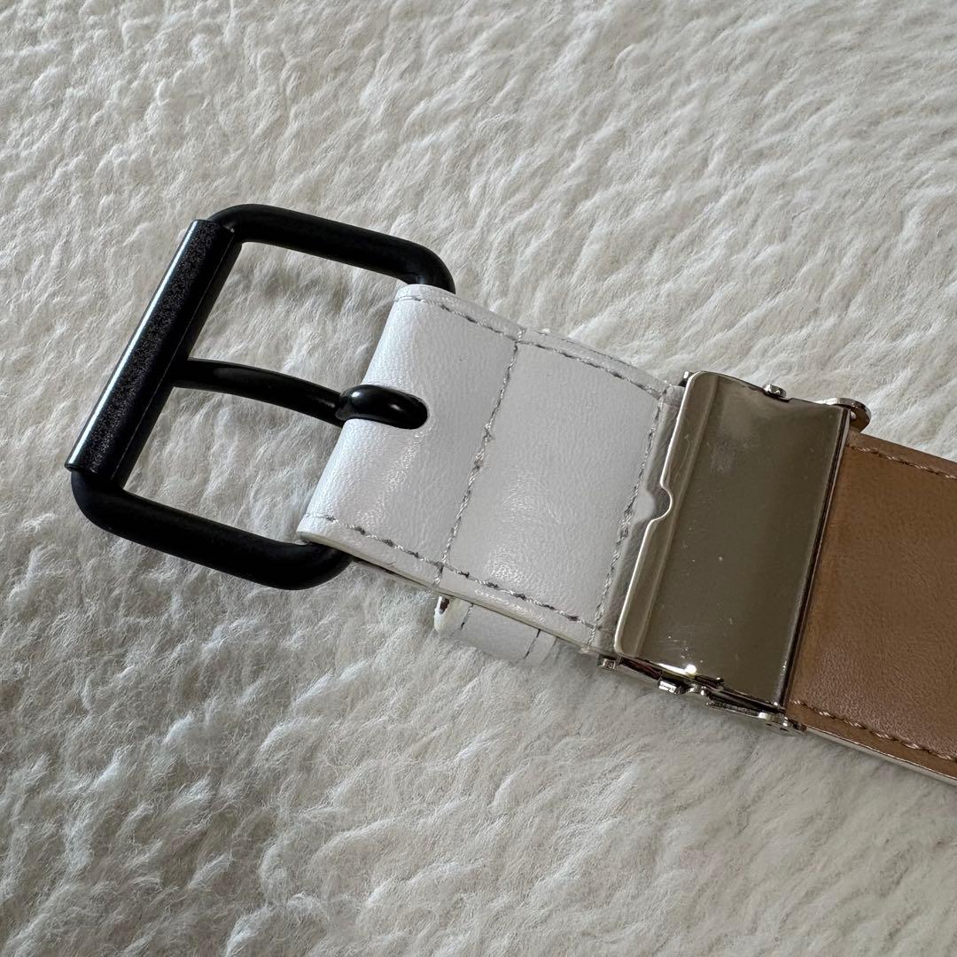 パーリーゲイツ 30周年記念限定 レザー刺繍ベルト max90cm ユニ