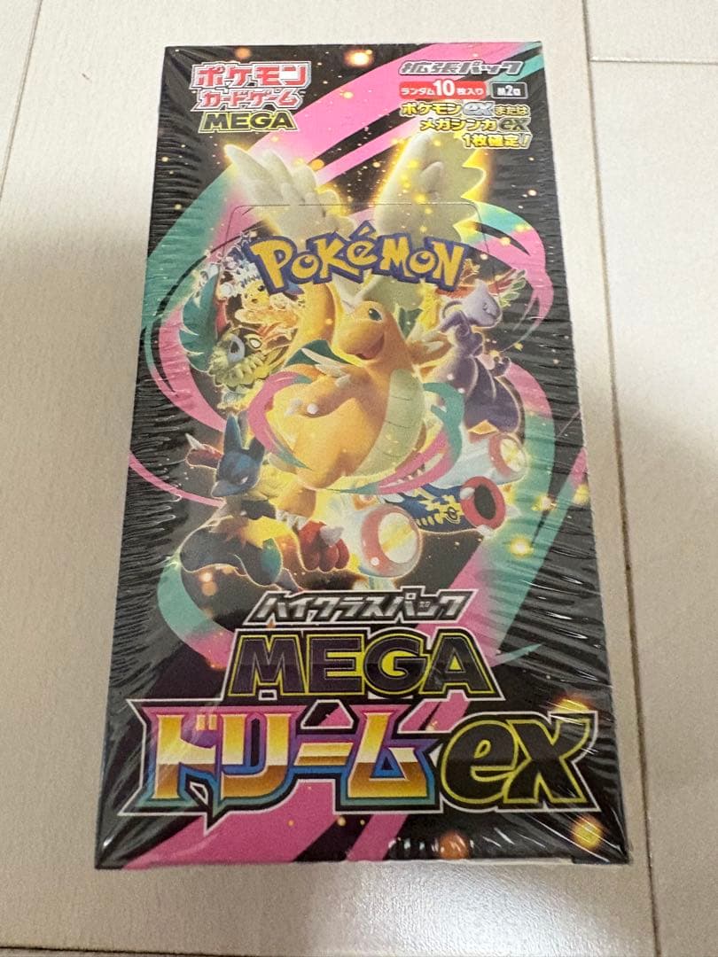 ポケモンカード MEGA ドリームex BOX 未開封品 シュリンク付き - メルカリ