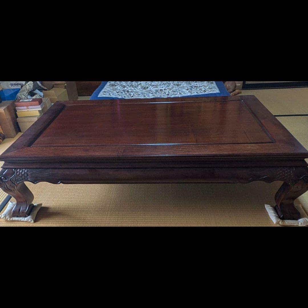 2月末まで！】アンティーク 座卓 机 昭和レトロ家具 - メルカリ