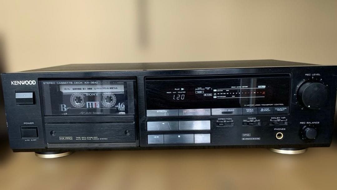 KENWOOD ステレオカセットデッキ KX-3510 - メルカリ
