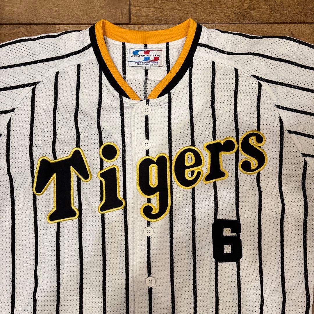 極美品】阪神タイガース 金本知憲 ユニフォーム 刺繍 Lサイズ - メルカリ