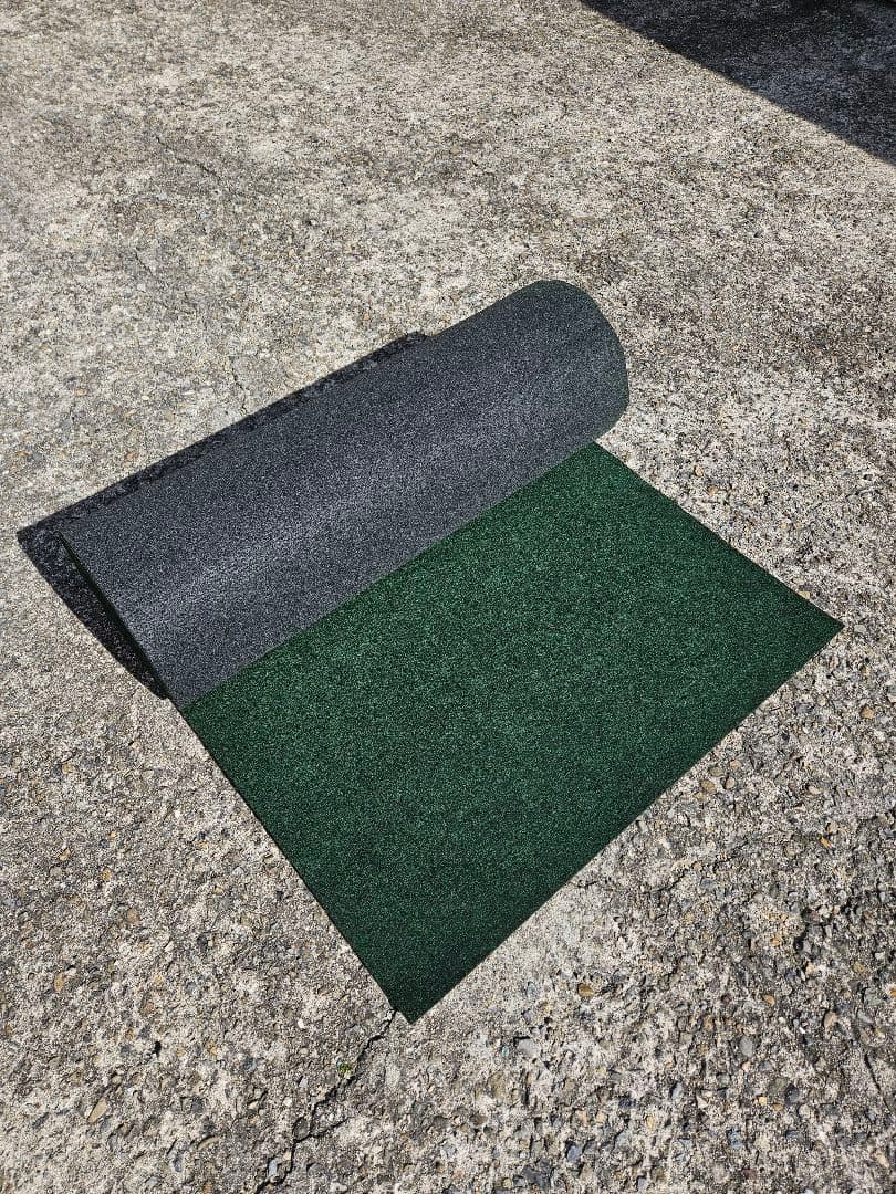 新品】本格ポリエステル不織布 防草シート(グリーン) 巾1m×20m 【新品