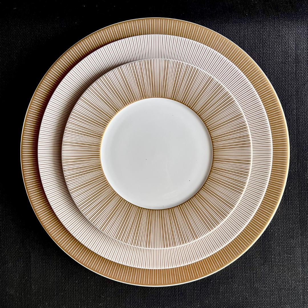 ☆新品未使用 超美品☆フランス BERNARDAUDゴールドプレート デザート