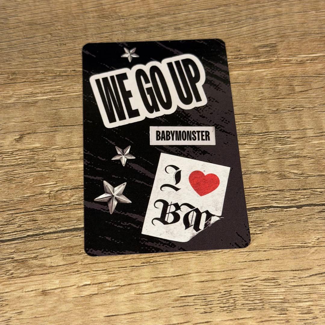 BABYMONSTER WE GO UP 初回 6形態 特典トレカ アサ 予 - メルカリ
