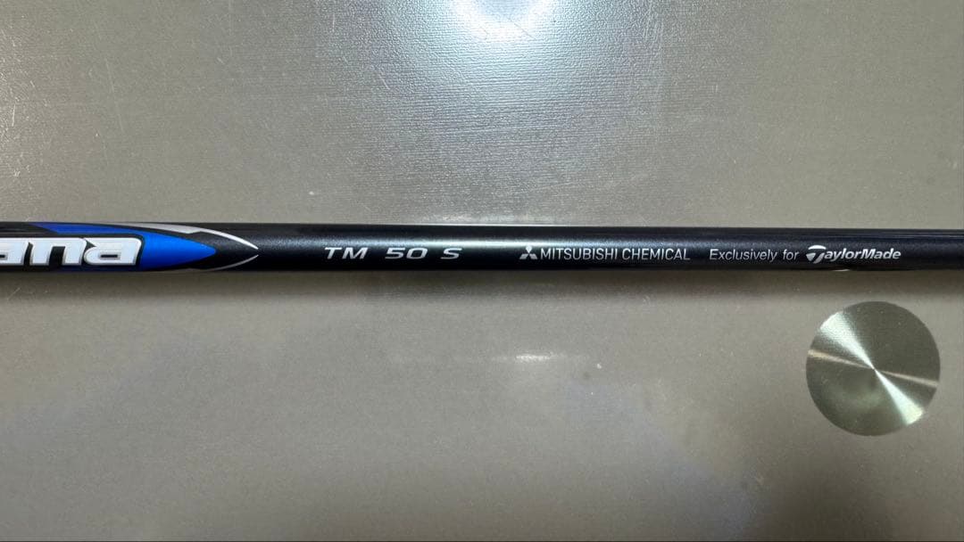 ＜未使用＞テーラーメイド　ディアマナ　TM50　S テーラーメイド用 スリーブ付きシャフト DIAMANA TM50(S) 1W DR 新品