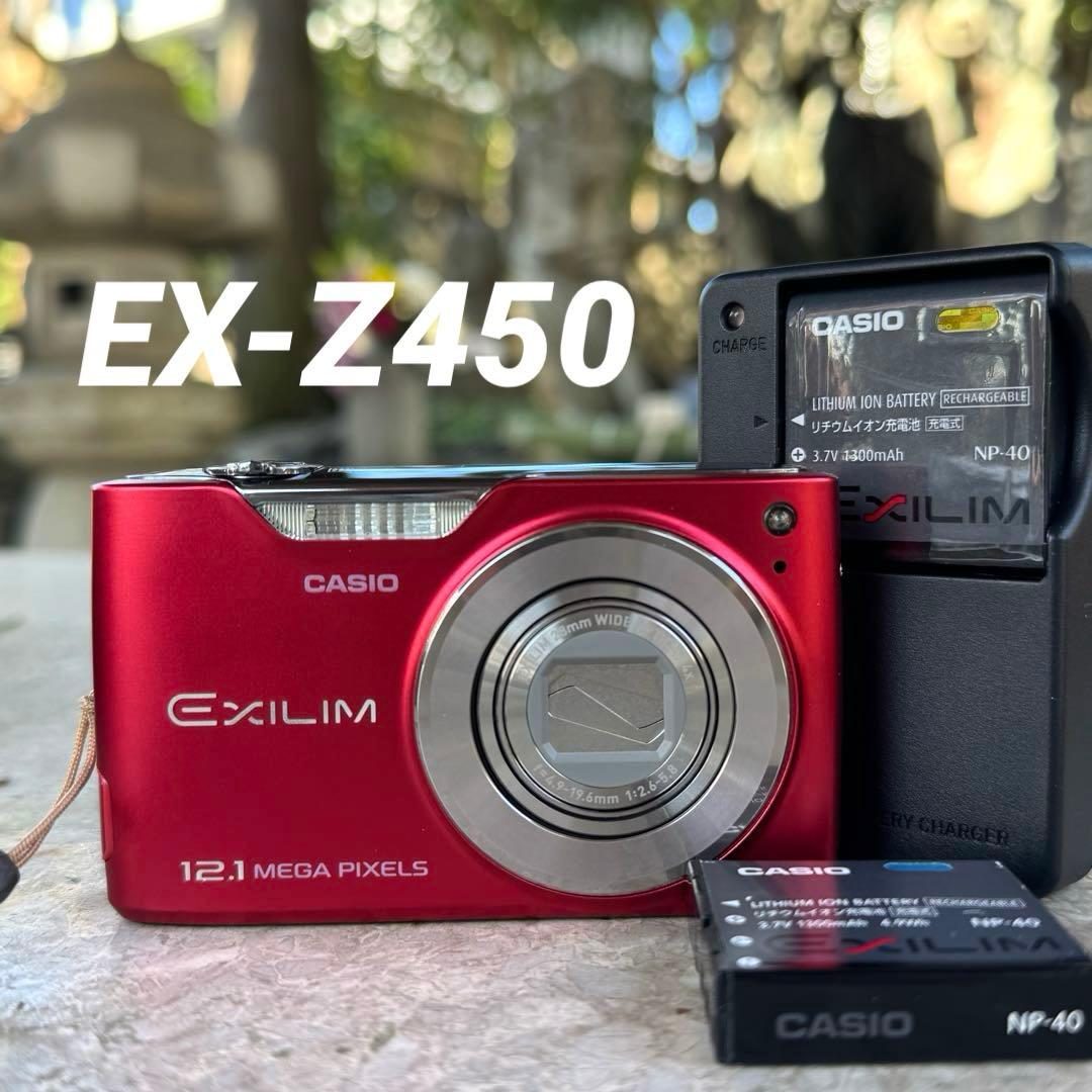 実写良⭕️外観美【動作確認済】CASIO EXILIM ZOOM EX-Z450 - メルカリ