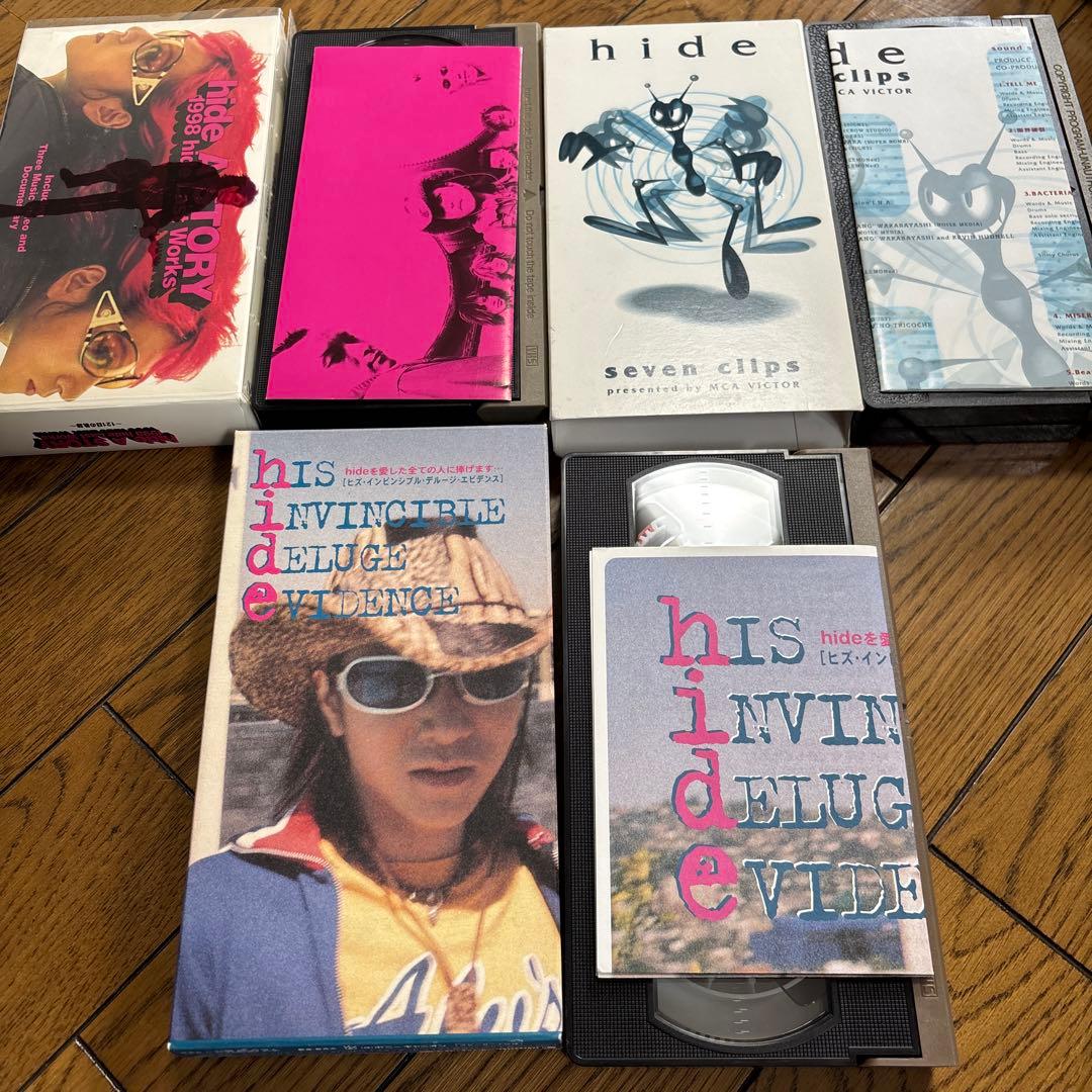 hide VHSセット 1998年ライブ映像 - メルカリ