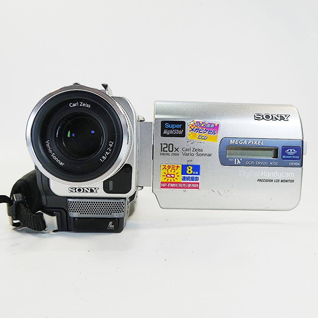 動作品 ソニー DCR-TRV20 MiniDVビデオカメラ DVD化に最適 - メルカリ