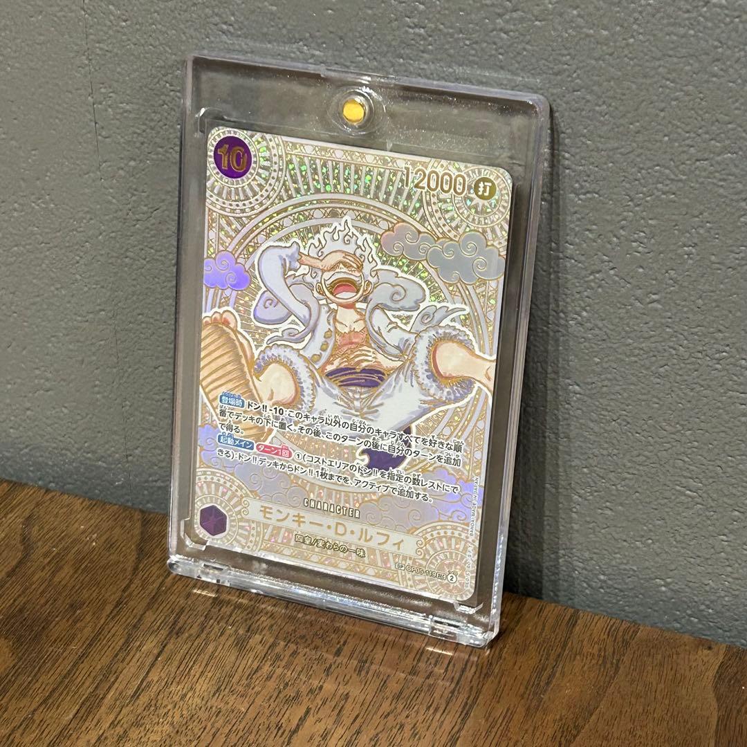 モンキー・D・ルフィ 金ニカ ワンピースカード - メルカリ