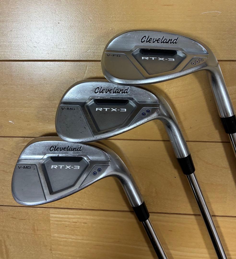 クリーブランド RTX3 キャビティ 48° 52° 58° 3本セット クリーブランドゴルフ／RTX／RTX-3 キャビティ ウェッジの口コミ評価