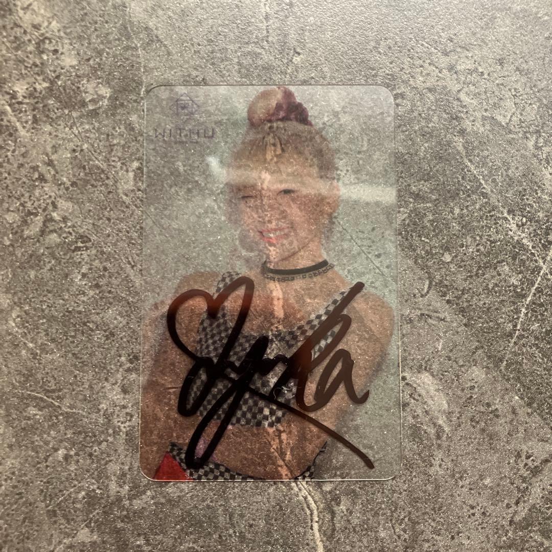 NiziU マユカ直筆サイン入りカード WITHU - メルカリ