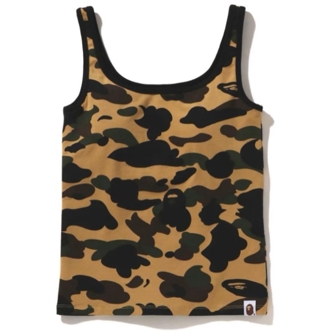 A BATHING APE タンクトップ 迷彩カモ - メルカリ