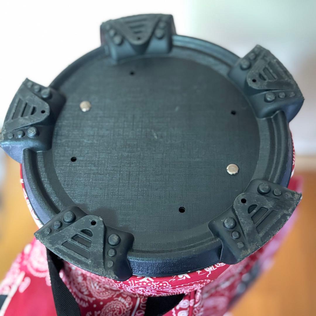 即完売】プーマ バンダナ柄 激レア キャディバッグ 赤 限定入荷 ゴルフ