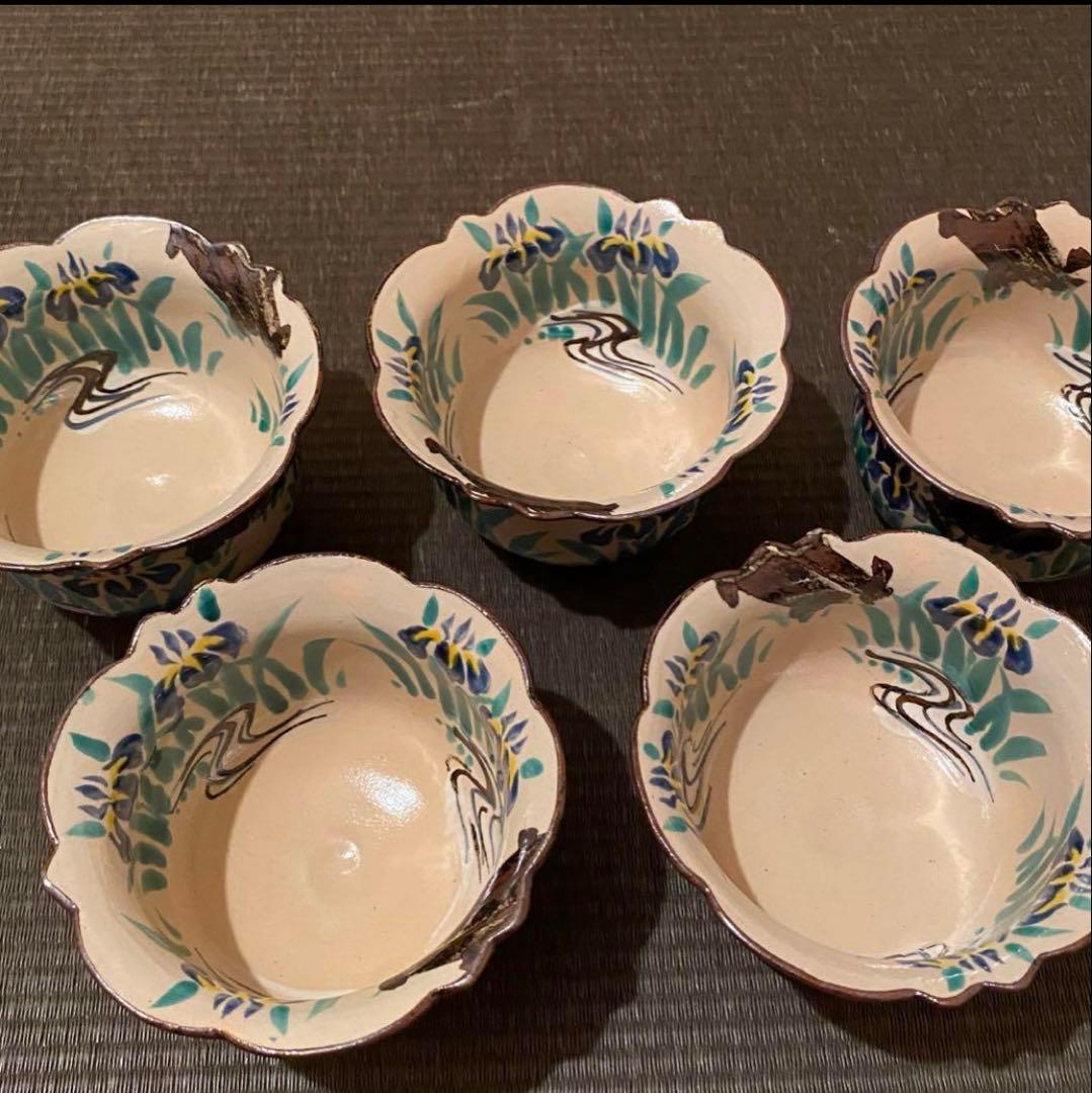 乾山写菖蒲15客 藤の花向付15客京焼 チロンマ様専用 - メルカリ