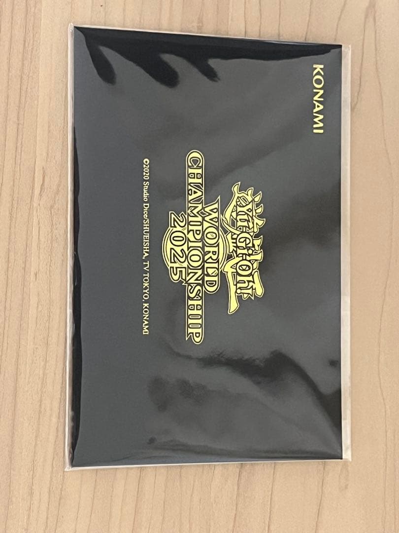 遊戯王ワールドチャンピオンシップ2025 新品未開封 黒封筒 WCS