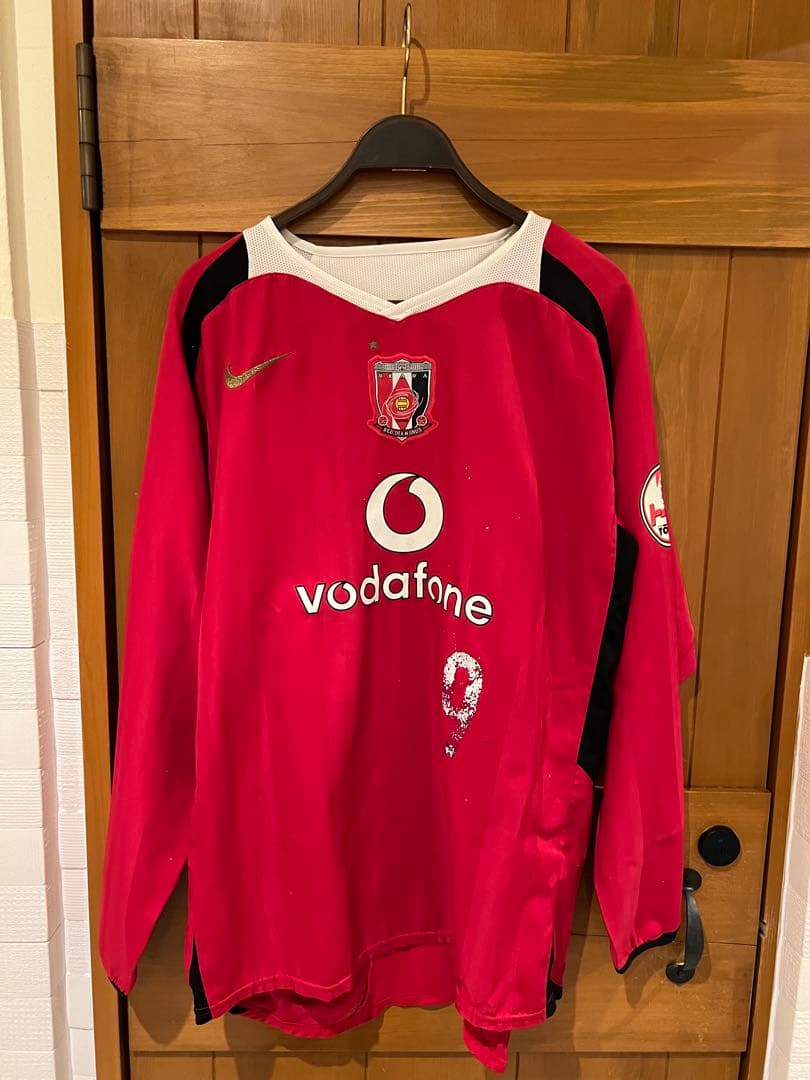 浦和レッズ　永井雄一郎選手　実際の着用ユニフォーム 浦和レッズ 永井雄一郎選手 実際の着用ユニフォーム - メルカリ