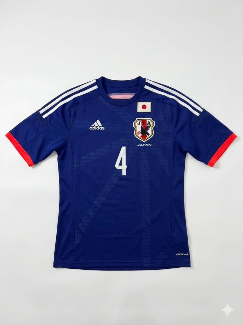 美品】アディダス サッカー日本代表ユニフォーム 本田圭佑 4番 2014L