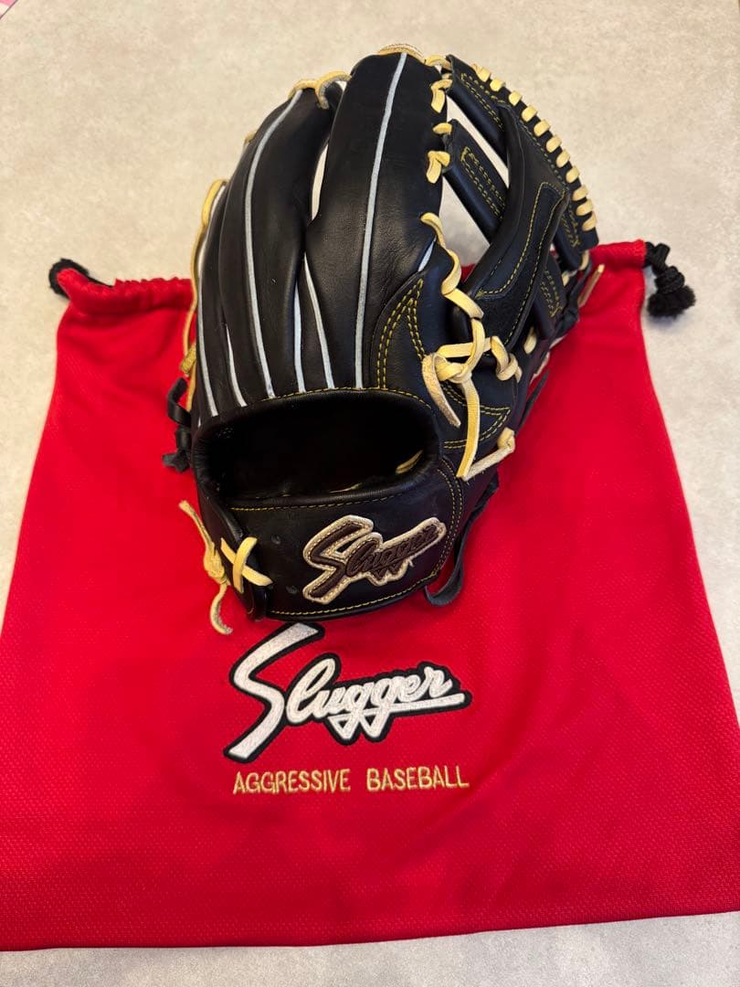 Sluggerスラッガー (D1)軟式グローブ　グラブ袋付 久保田スラッガー（KUBOTA SLUGGER） ☆袋プレ☆ 軟式グローブ