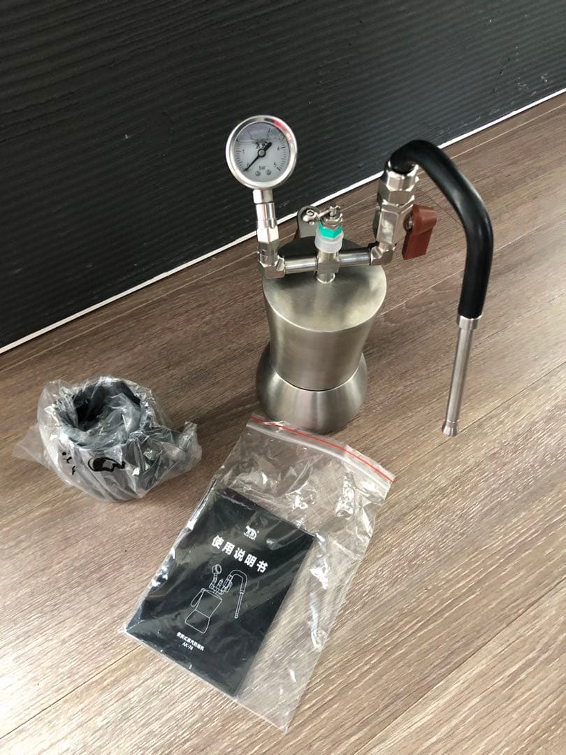 直火とIHコンロ対応ミルクスチーマー フォーマー ALM KOPi 加特林