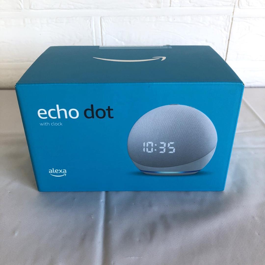 エコードット 第4世代 B7W644 時計付 スマートスピーカー アレクサ