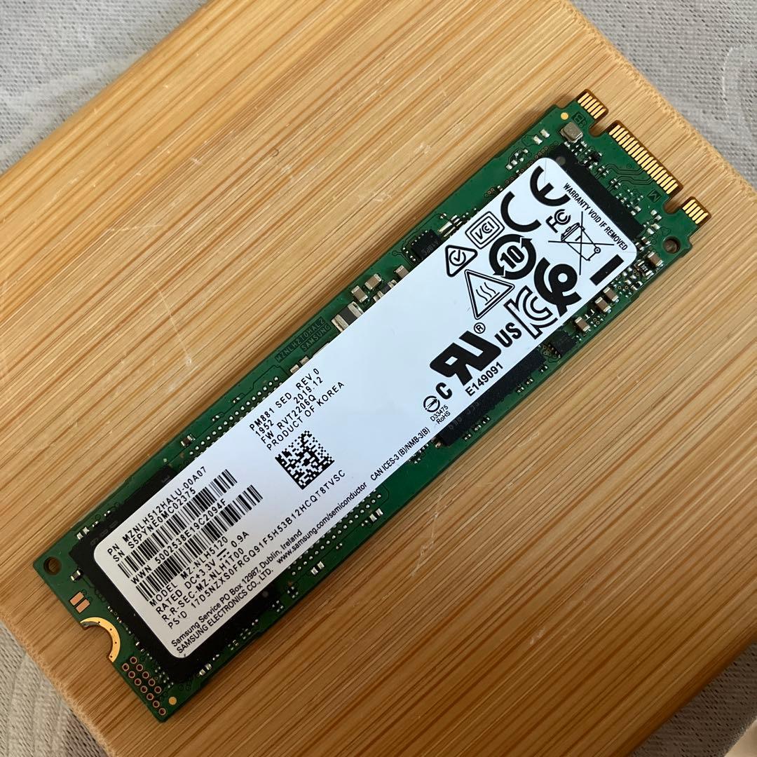 Samsung SATA 512GB SSD M.2 2280 PM881 - メルカリ
