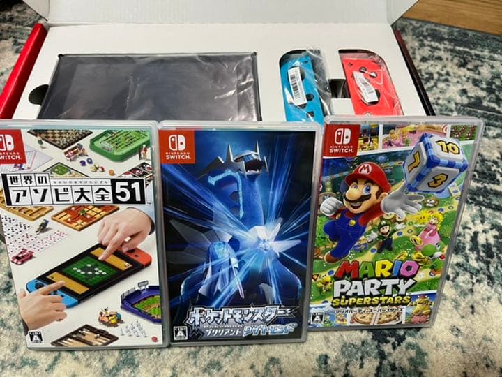Nintendo Switch 本体 任天堂 スイッチ 美品 おまけ付 Nintendo Switch すぐに遊べるセット 純正アダプタ・ドック付き