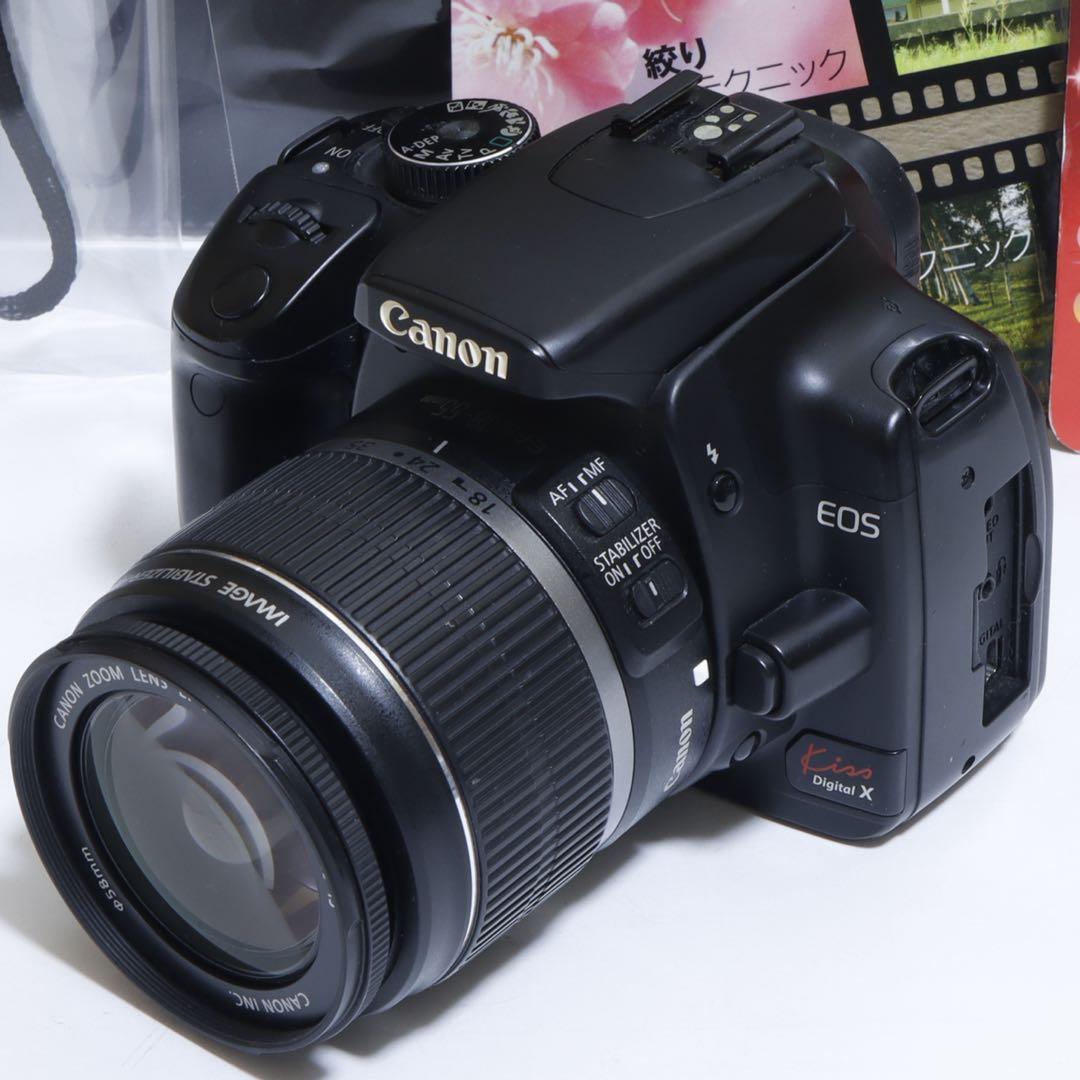 ☆スマホに送れる一眼レフ☆キャノン EOS Kiss XISセット - メルカリ