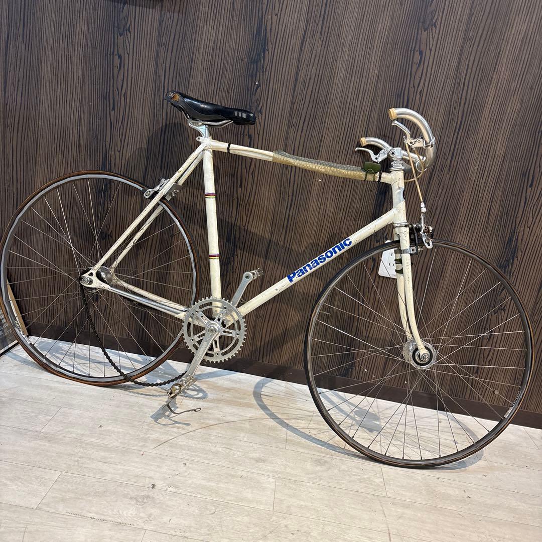 モ*岡様 Panasonic ロードバイク ホワイト　クリーム パナソニックのB-ORC 26 105（白・青）｜サイパラの買取