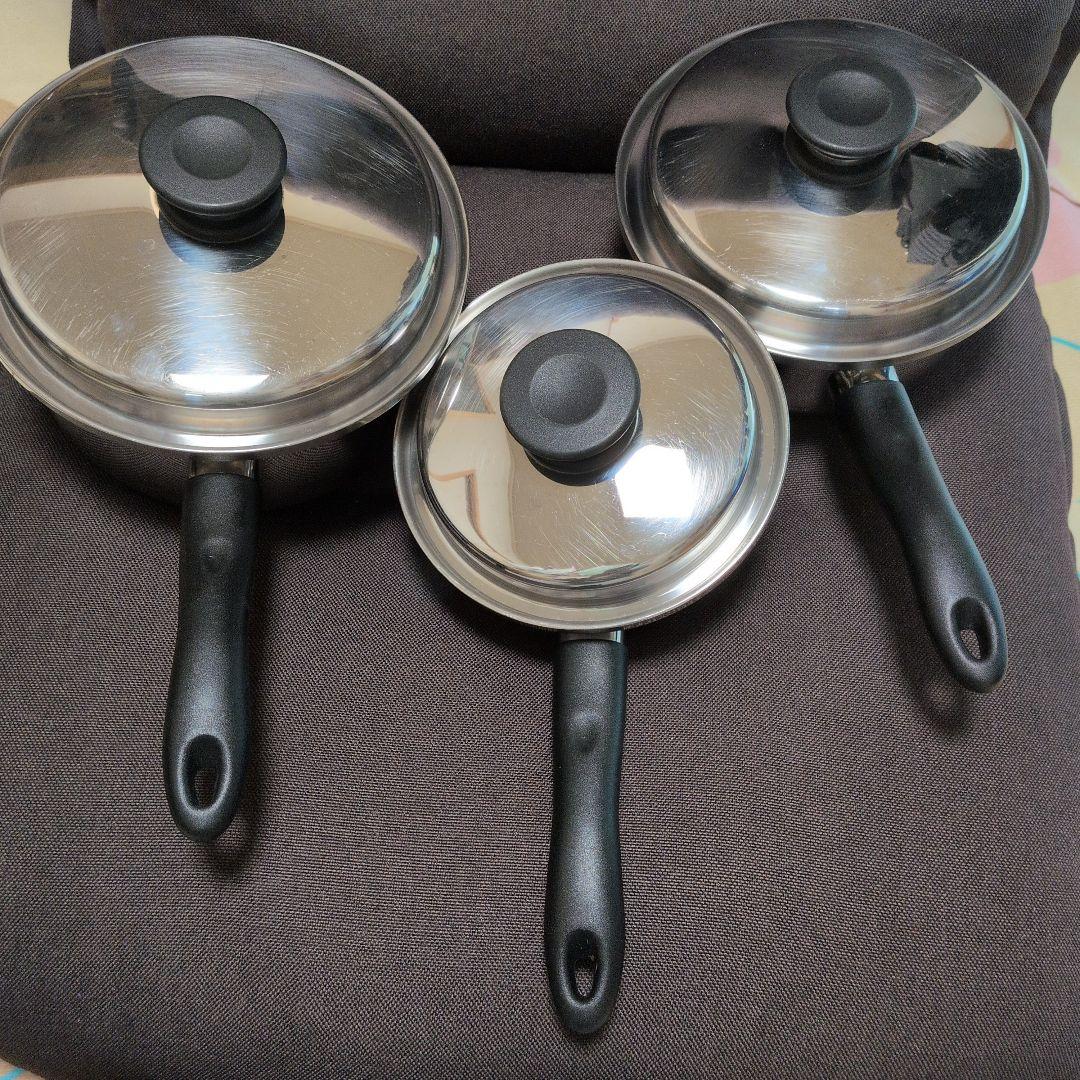 アムウェイ 現行型 ソースパン3セット - メルカリ