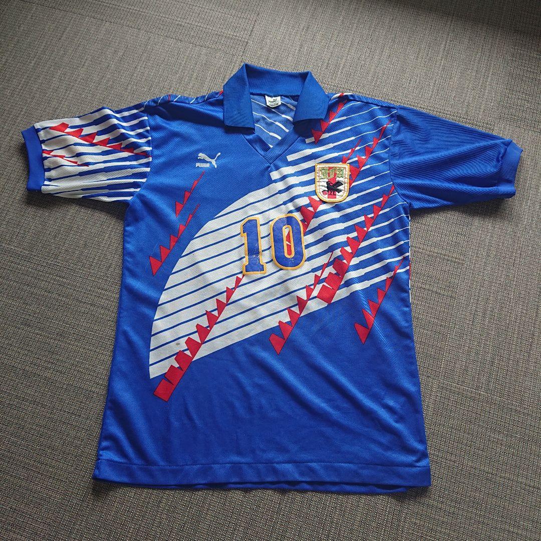 サッカー日本代表ユニフォーム ドーハの悲劇 ラモス瑠偉 #10 - メルカリ