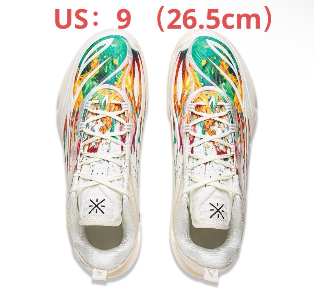 Wade 808 5 Ultra V2「花火」リーニンウェイト バッシュ US9 LiNing Wade 808 5 Ultra v2 'Firework'