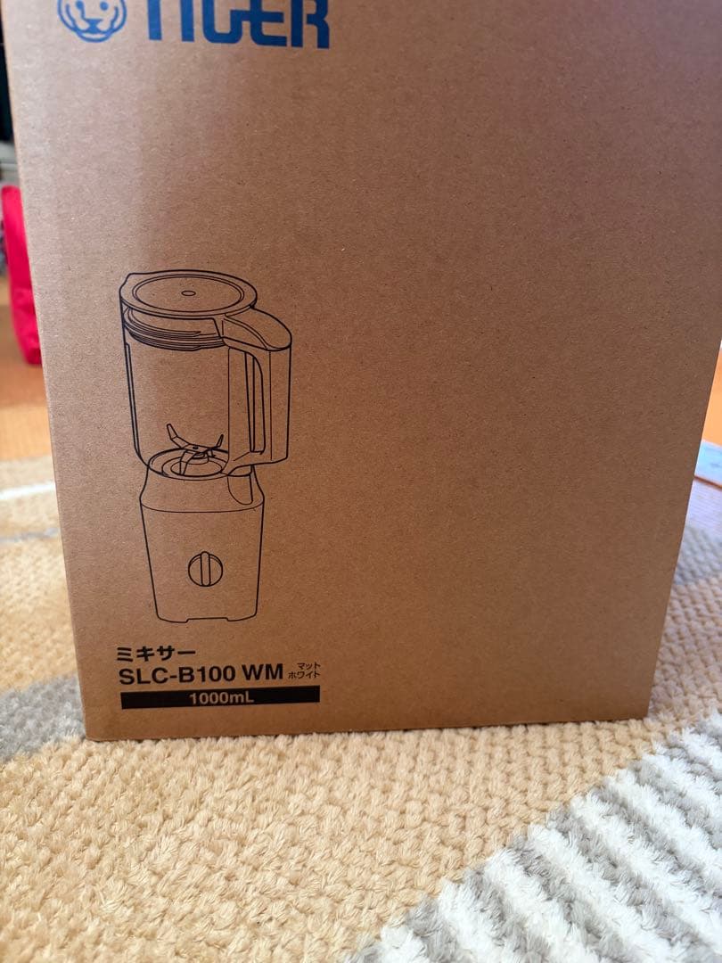 TIGER SLC-B100 WM 1000ml ミキサー 保証書あり！タイガー slc-b_ogp-