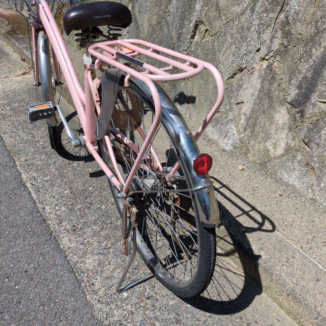 もう終了 パナソニック26インチ ママチャリ リヤキャリア25kg(クラス25