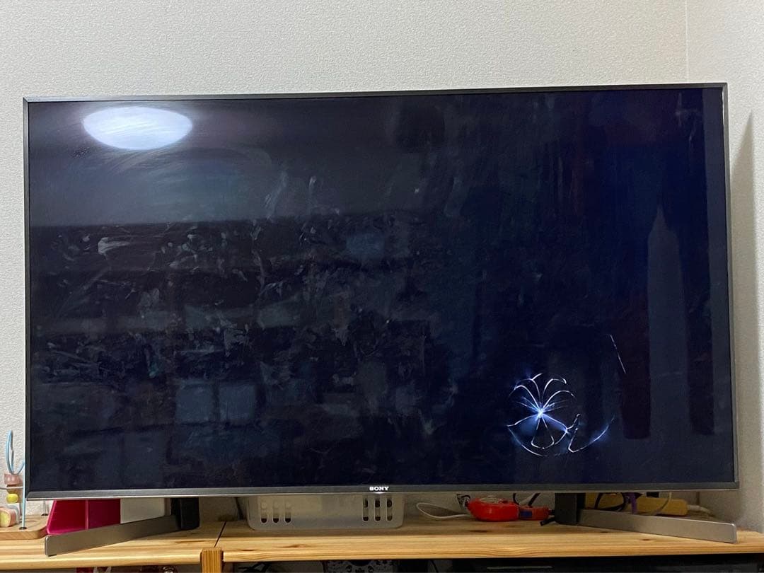 ジャンク品】Sony BRAVIA 49型 液晶割れ - メルカリ