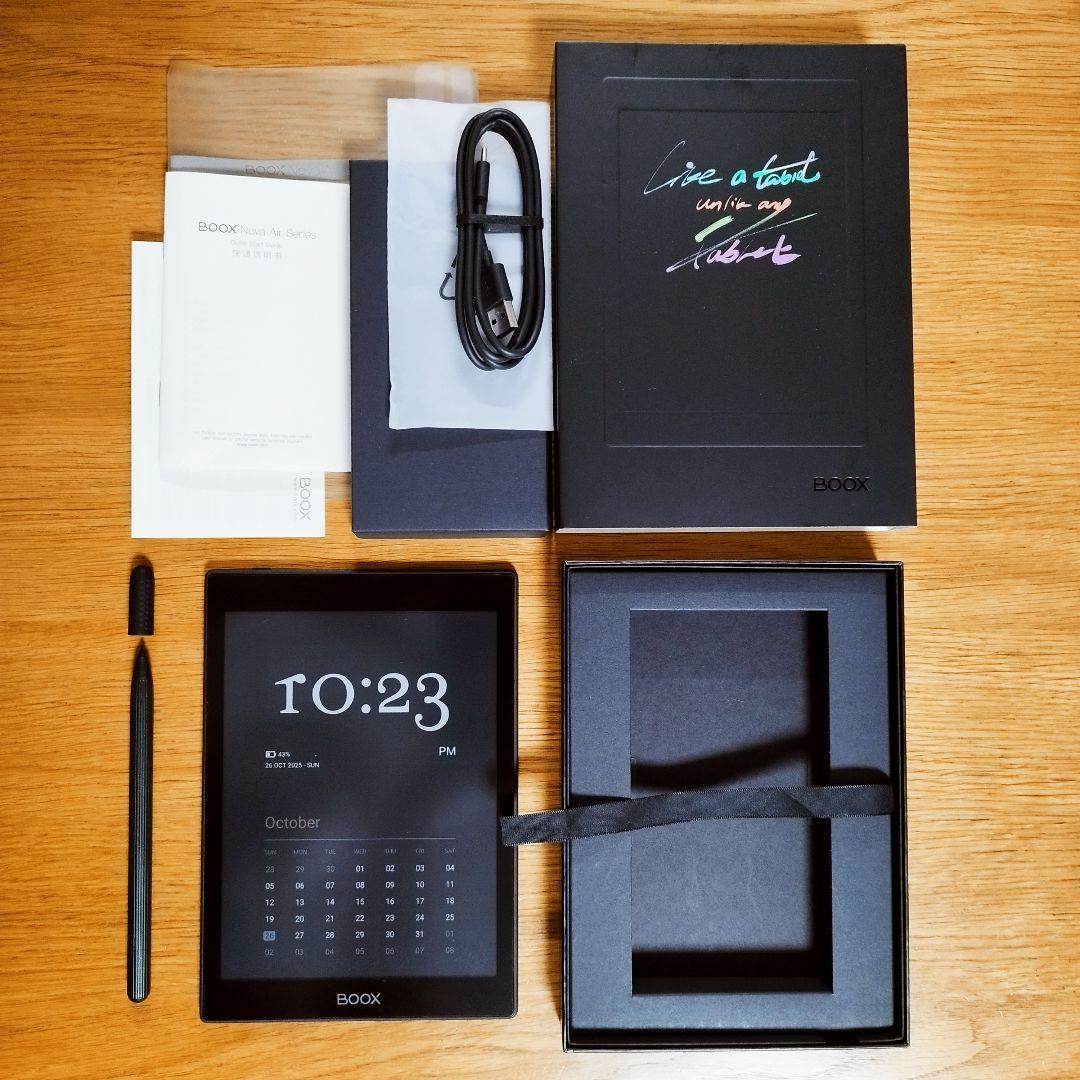 【極美品】BOOX Nova Air C 7.8インチ Eink電子書籍リーダー BOOX Nova Air Cの実機レビュー － 進化し続ける7.8インチ「カラー