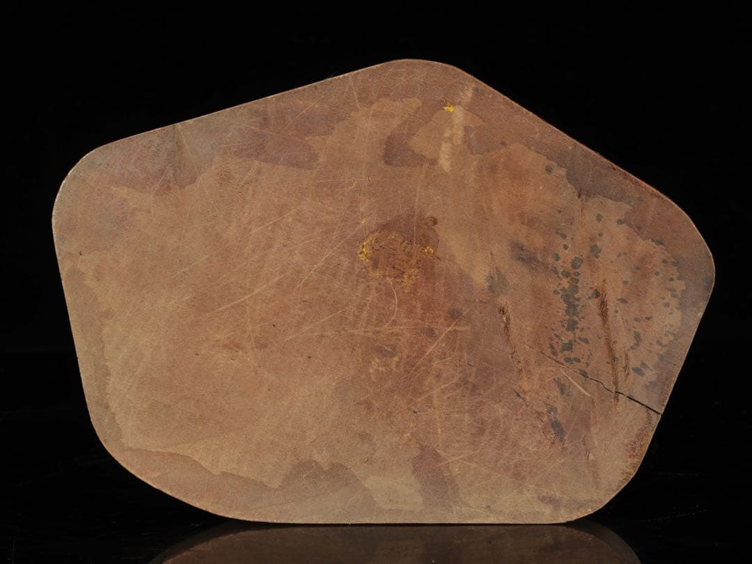 佐渡 錦紅石 錦石 赤玉石 台座付 3.1kg 水石 鑑賞石 天然石 盆石 飾石