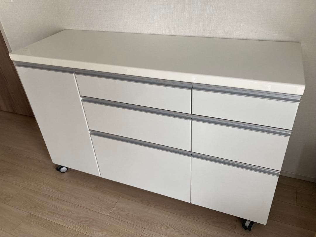 みみみん様専用パモウナ キッチンカウンター 140㎝ キャスター付き