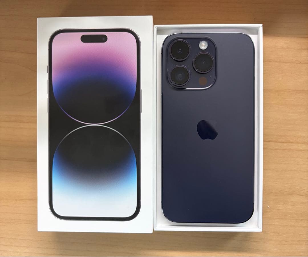 iPhone 14 Pro 256GB ディープパープル SIMフリー - メルカリ