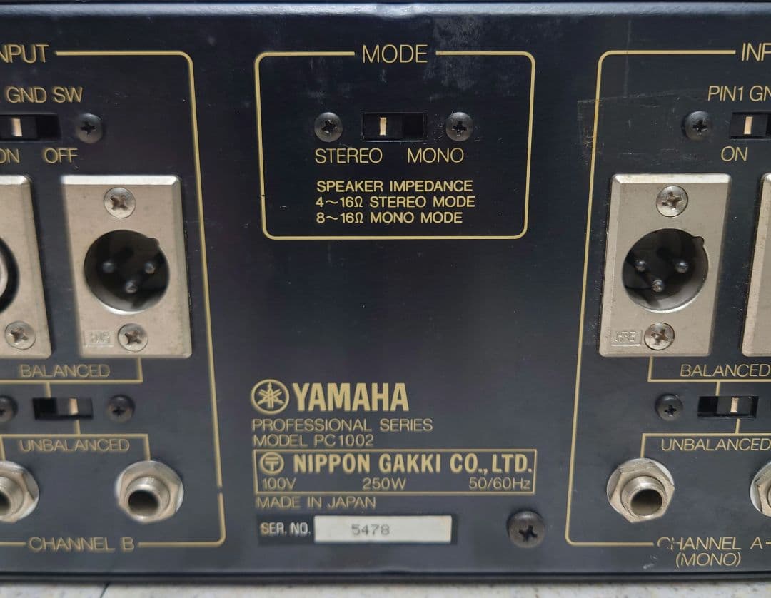 ☆YAMAHA PC1002 パワーアンプ - メルカリ